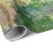 Alfred Sisley – ストリーム沿いの休憩 ラッピングペーパー (ロールコーナー)