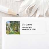 Alfred Sisley – ストリーム沿いの休憩 ラベル (インサイチュ)