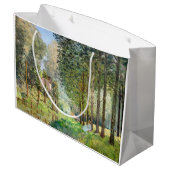 Alfred Sisley – ストリーム沿いの休憩 ラージペーパーバッグ (裏面アングル)