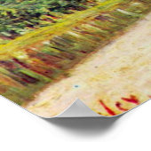 Alfred Sisley – モレのローイング銀行 ポスター (角)