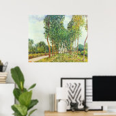 Alfred Sisley – モレのローイング銀行 ポスター (ホームオフィス)