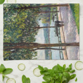 Alfred Sisley – 栗の木々の対立遺伝子 キッチンタオル (折り畳み)