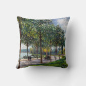 Alfred Sisley – 栗の木々の対立遺伝子 クッション (裏面)