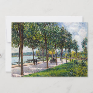Alfred Sisley – 栗の木々の対立遺伝子 サンキューカード