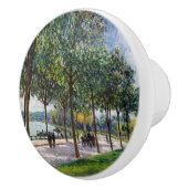 Alfred Sisley – 栗の木々の対立遺伝子 セラミックノブ (右)