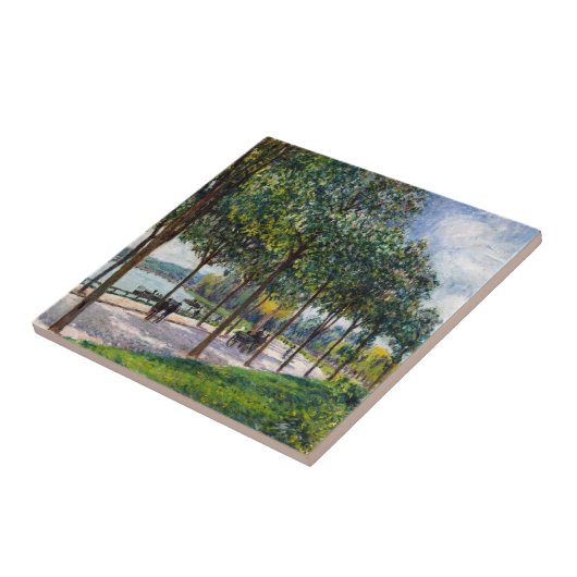 Alfred Sisley – 栗の木々の対立遺伝子 タイル (側面)