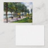 Alfred Sisley – 栗の木々の対立遺伝子 ノートカード (正面/裏面)