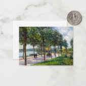 Alfred Sisley – 栗の木々の対立遺伝子 ノートカード (正面/裏面インサイチュ)