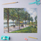 Alfred Sisley – 栗の木々の対立遺伝子 薄葉紙 (クラフト)