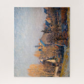 Alfred Sisley -霜の降りた Morning in Louveciennes ジグソーパズル (縦)