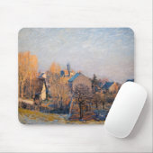 Alfred Sisley -霜の降りた Morning in Louveciennes マウスパッド (マウス)