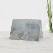 Alfred Sisley – 霧、ボイシン カード (正面)