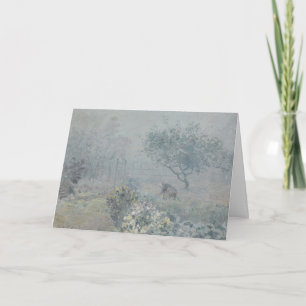 Alfred Sisley – 霧、ボイシン カード