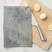 Alfred Sisley – 霧、ボイシン キッチンタオル (四つ折り)