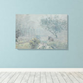 Alfred Sisley – 霧、ボイシン キャンバスプリント (インサイチュ (ウッドフロア))
