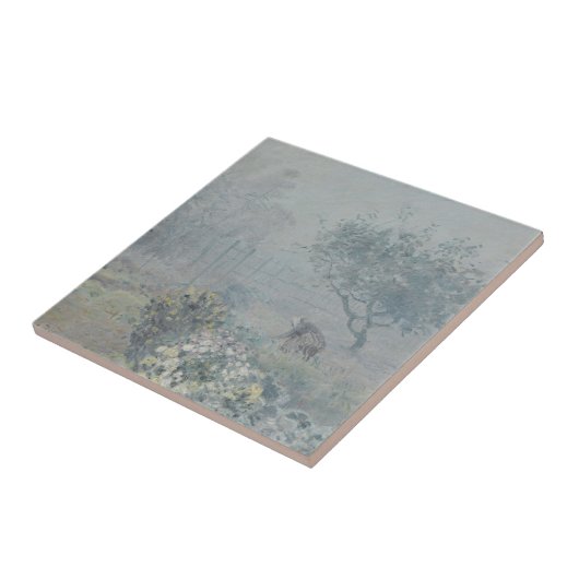 Alfred Sisley – 霧、ボイシン タイル (側面)