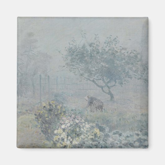 Alfred Sisley – 霧、ボイシン マグネット (正面)