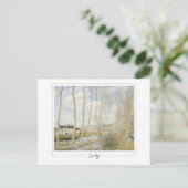 Alfred Sisley #12 -ファインアート葉書 ポストカード (スタンド正面)