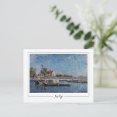 Alfred Sisley #144 -ファインアート葉書 ポストカード (スタンド正面)