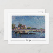 Alfred Sisley #144 -ファインアート葉書 ポストカード (正面/裏面)