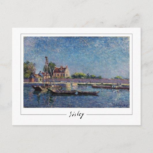 Alfred Sisley #144 -ファインアート葉書 ポストカード (正面)