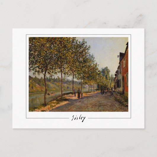 Alfred Sisley #14 -ファインアート葉書 ポストカード (正面)