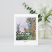 Alfred Sisley #179 -ファインアート葉書 ポストカード (スタンド正面)