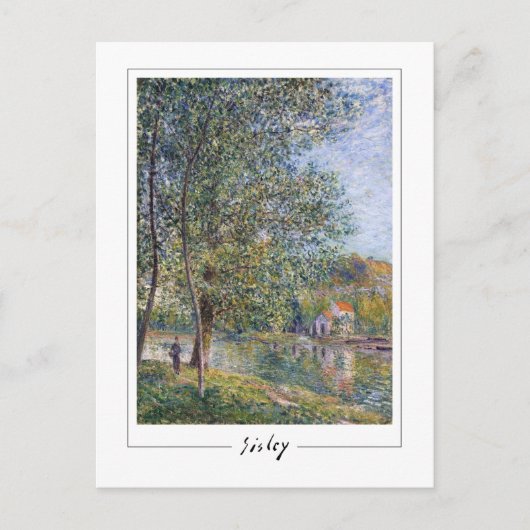 Alfred Sisley #345 -ファインアート葉書 ポストカード (正面)