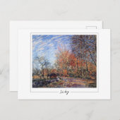 Alfred Sisley #372 -ファインアート葉書 ポストカード (正面/裏面)
