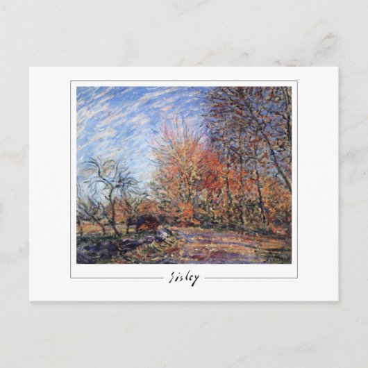 Alfred Sisley #372 -ファインアート葉書 ポストカード (正面)