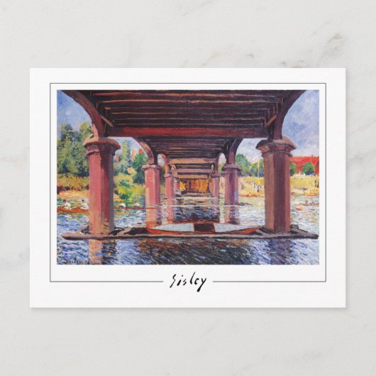 Alfred Sisley #83 -ファインアート葉書 ポストカード (正面)