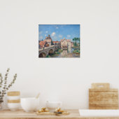 Alfred Sisley artwork - Le Pont de Moret ポスター (キッチン)