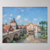 Alfred Sisley artwork - Le Pont de Moret ポスター (正面)
