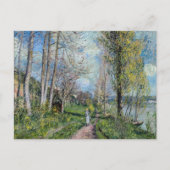 Alfred Sisley - Banks of the Seine at By ポストカード (正面)