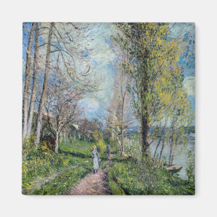 Alfred Sisley - Banks of the Seine at By マグネット