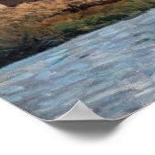 Alfred Sisley - Boats at the Lock at Bougival ポスター (角)