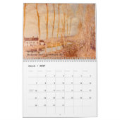 Alfred Sisley - Fine Art Calendar for 2022 カレンダー (3月 2027)