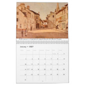 Alfred Sisley - Fine Art Calendar for 2022 カレンダー (1月 2027)