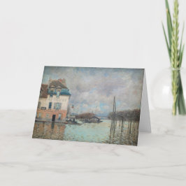 Alfred Sisley - Flood at Port-Marly カード