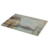Alfred Sisley - Flood at Port-Marly 1872 カッティングボード (角)