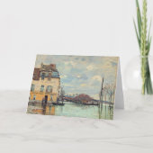 Alfred Sisley - Flood at Port-Marly 1872 カード (正面)