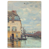 Alfred Sisley - Flood at Port-Marly 1872 クリップボード (裏面)