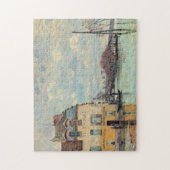 Alfred Sisley - Flood at Port-Marly 1872 ジグソーパズル (縦)