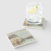 Alfred Sisley - Flood at Port-Marly 1872 ストーンコースター (横)