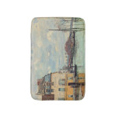 Alfred Sisley - Flood at Port-Marly 1872 バスマット (正面縦)