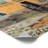 Alfred Sisley - Flood at Port-Marly 1872 ポスター (角)