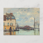 Alfred Sisley - Flood at Port-Marly 1872 ポストカード (正面)