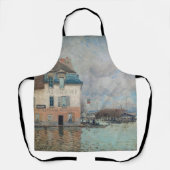Alfred Sisley - Flood at Port-Marly 1876 エプロン (正面)