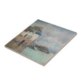 Alfred Sisley - Flood at Port-Marly 1876 タイル (側面)