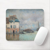Alfred Sisley - Flood at Port-Marly 1876 マウスパッド (マウス)